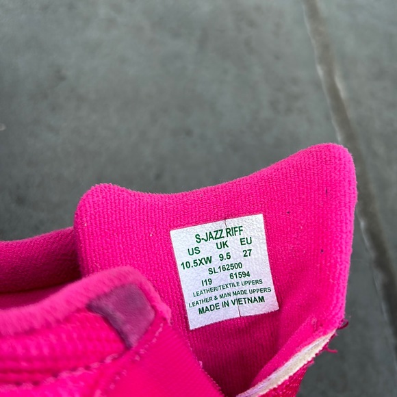 Saucony Jazz Riff Toddler Girls Size 10.5XW - Good Condition - Picture 7 of 8